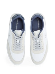 Calvin Klein White Classic Cupsole Trainers - Image 3 of 6