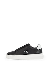 Calvin Klein White Chunky Cupsole Leather Trainers - Image 3 of 6