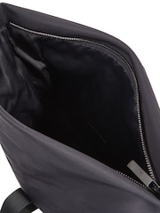 Calvin Klein Black Rolltop Backpack - Image 3 of 5