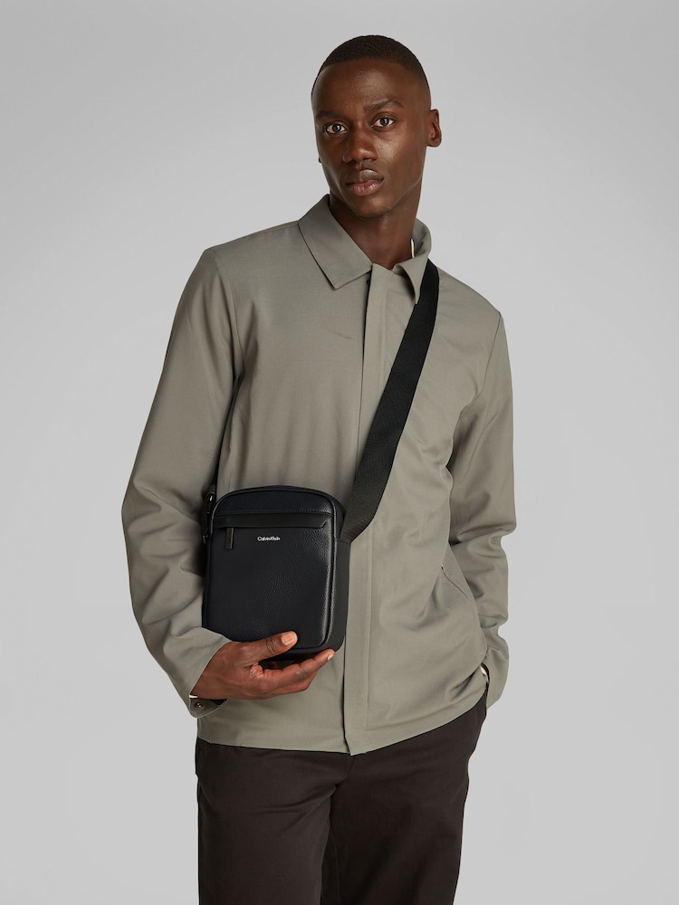 Calvin Klein Black Reporter Bag - Image 5 of 5