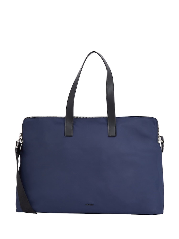 Calvin Klein Blue Business Laptop Bag - Image 1 of 5