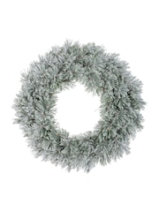 Everlands Green Cashmere Frosted Wreath Diameter - Image 3 of 4