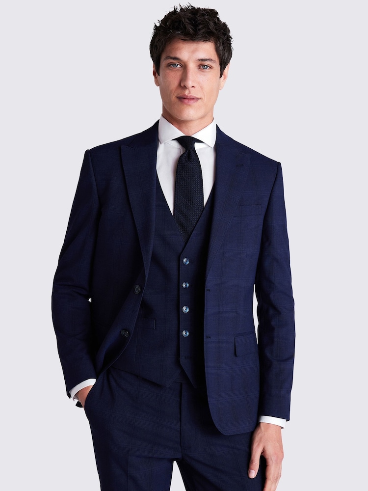 Chaqueta de cuadros de corte slim de Moss - Imagen 1 de 5