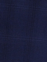 MOSS Navy Check Slim Fit Suit Jacket - Image 7 of 7