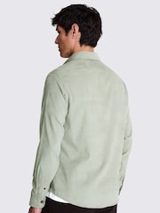 MOSS Green 100% Cotton Lightweight Corduroy Overshirt - Image 2 of 5