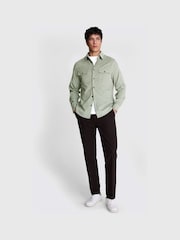 MOSS Green 100% Cotton Lightweight Corduroy Overshirt - Image 3 of 5