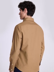 MOSS Brown Washed Oxford 100% Cotton Shirt - Image 2 of 5