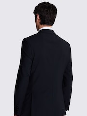 MOSS Black Tailored Fit Double Breasted Peak Lapel Tuxedo Jacket - Image 2 of 5