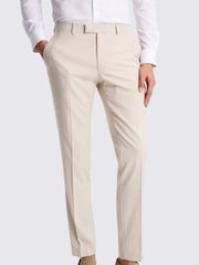 MOSS Natural Slim Fit Trousers - Image 1 of 1