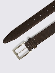 MOSS Brown Classic Suede Belt - Image 2 of 3