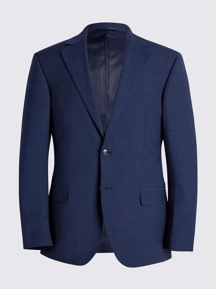 MOSS Blue Tailored Fit Performance Jacket - Image 8 of 8 MOSS Blue Tailored Fit Performance Jacket - Image 8 of 8