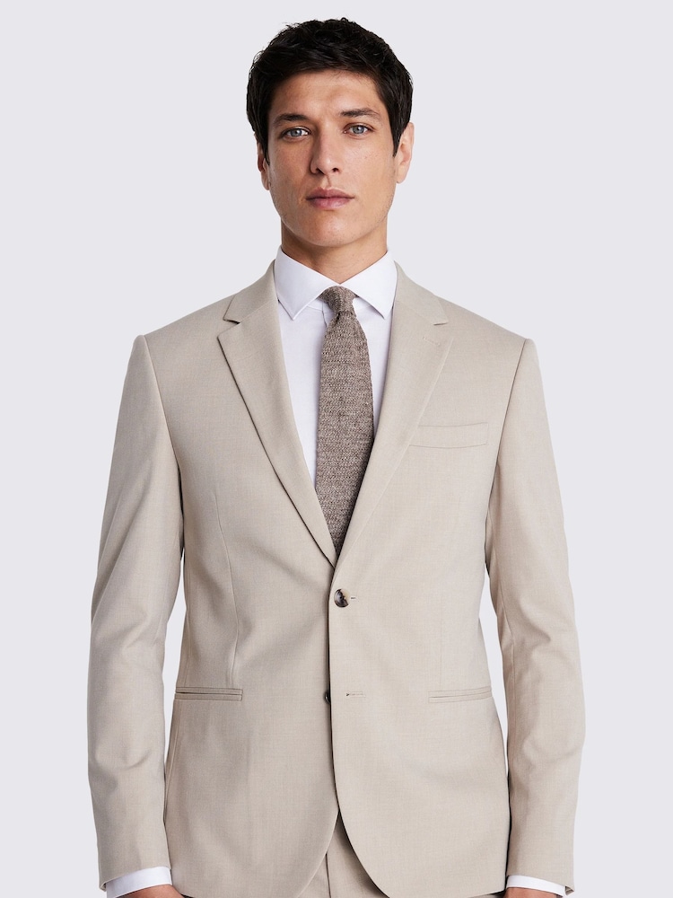 MOSS Natural Slim Fit Jacket - Image 2 of 5