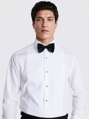 MOSS Black Black Silk Paisley Ready Bow Tie - Image 2 of 2