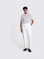 MOSS White Pleated Trousers - Image 3 of 5