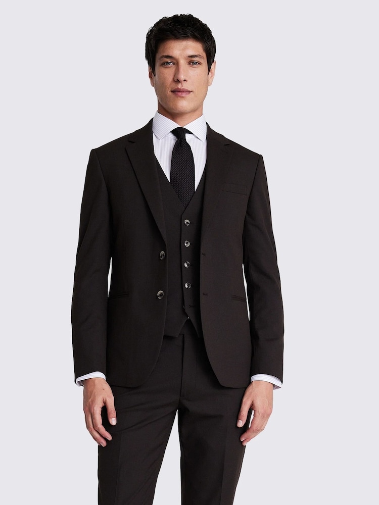MOSS Brown Slim Fit Jacket - Image 1 of 1