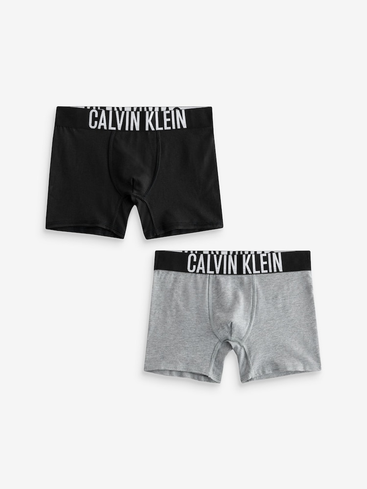 Calvin Klein Black Intense Power Boxer Briefs 2 Pack - Image 1 of 3