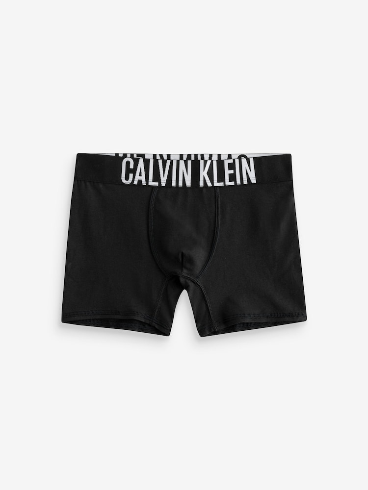 Calvin Klein Black Intense Power Boxer Briefs 2 Pack - Image 3 of 3