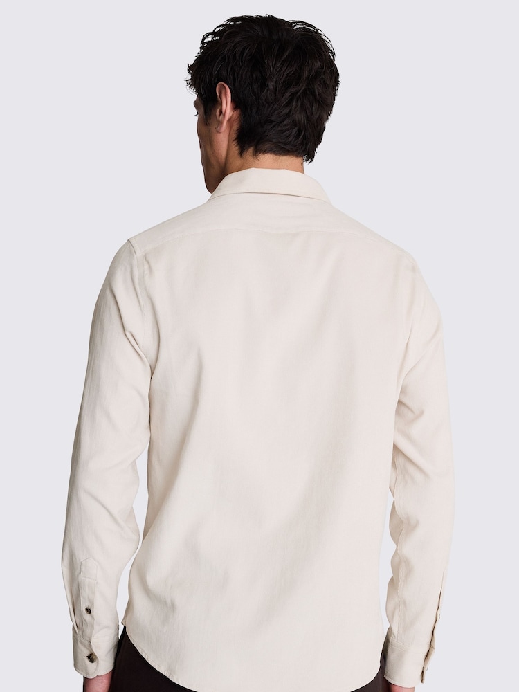 MOSS Natural 100% Cotton Lightweight Corduroy Overshirt - Image 2 of 5