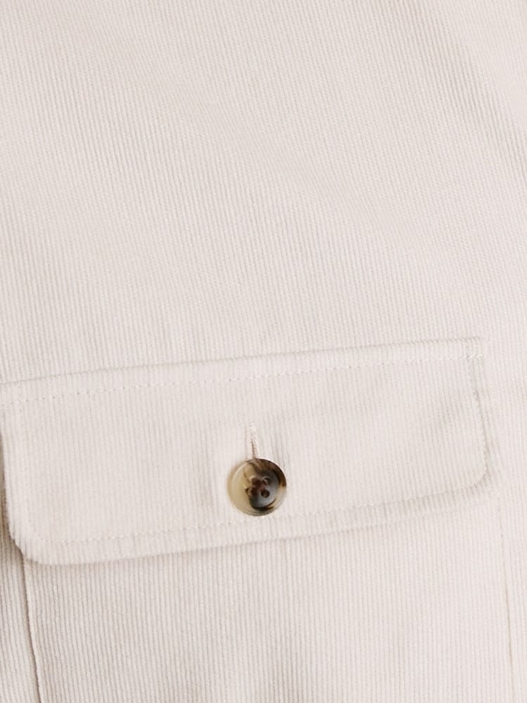 MOSS Natural 100% Cotton Lightweight Corduroy Overshirt - Image 5 of 5