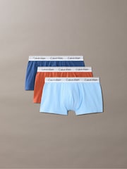 Calvin Klein Navy Blue Modern Cotton Trunks 3 Pack - Image 5 of 5
