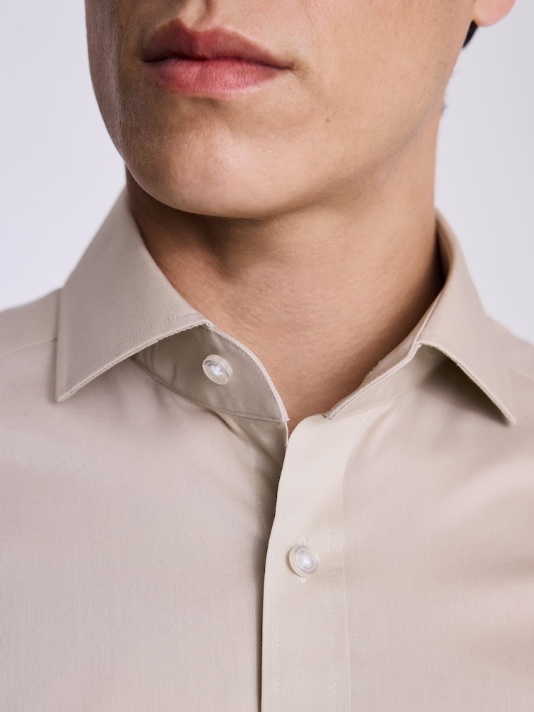 MOSS Natural Tailored Stretch Shirt - Image 2 of 3