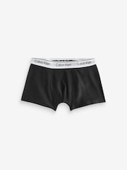 Calvin Klein Black/chrome Trunks 3 Pack - Image 2 of 4