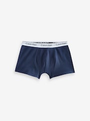 Calvin Klein Black/chrome Trunks 3 Pack - Image 4 of 4