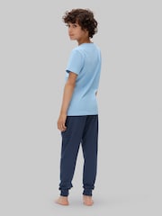 Calvin Klein Modern T-Shirt And Cuffed Trousers Knit Pyjama Set - Изображение 2 из 7