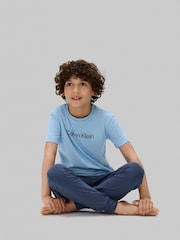 Calvin Klein Modern T-Shirt And Cuffed Trousers Knit Pyjama Set - Изображение 5 из 7