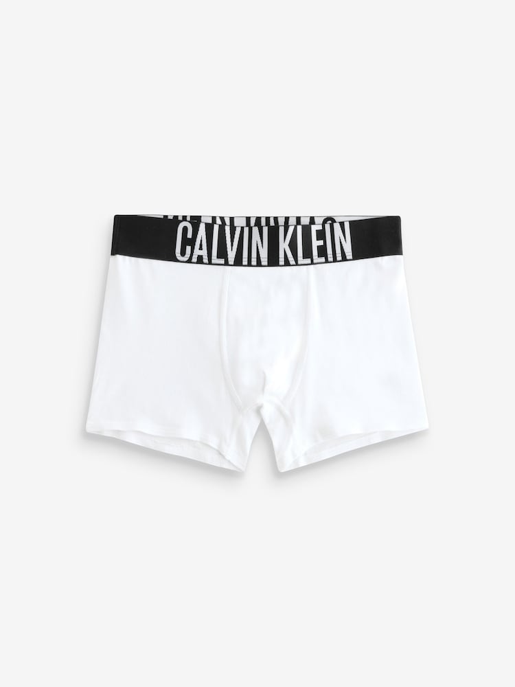 Calvin Klein Chrome Black 3 Pack Boys Trunks Intense Power - Image 5 of 5 Calvin Klein Chrome Black 3 Pack Boys Trunks Intense Power - Image 5 of 5