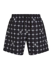 Calvin Klein Blue Medium Swim Shorts With Drawstring - Image 1 of 2