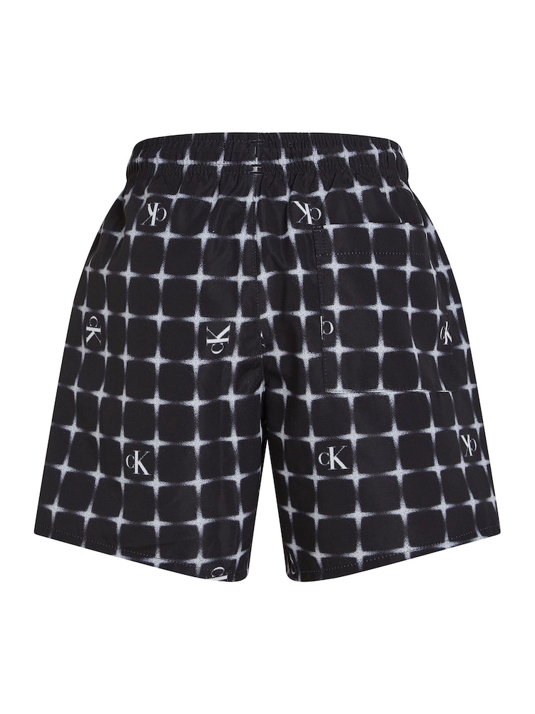 Calvin Klein Blue Medium Swim Shorts With Drawstring - Image 2 of 2
