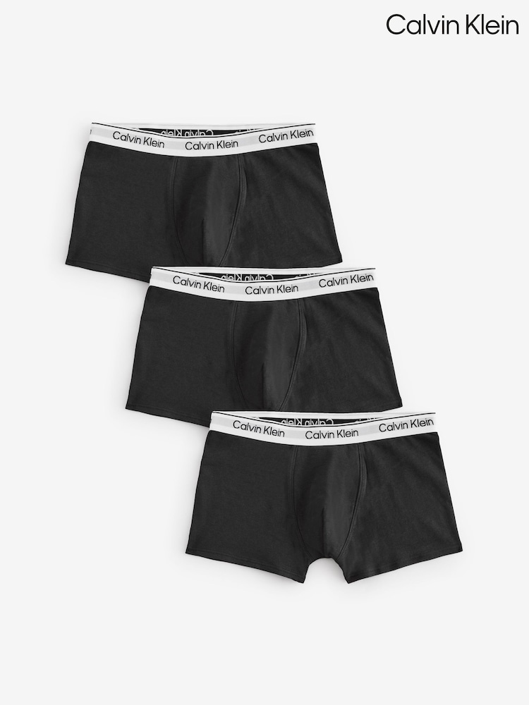 Calvin Klein Black Trunks 3 Pack - Image 8 of 8