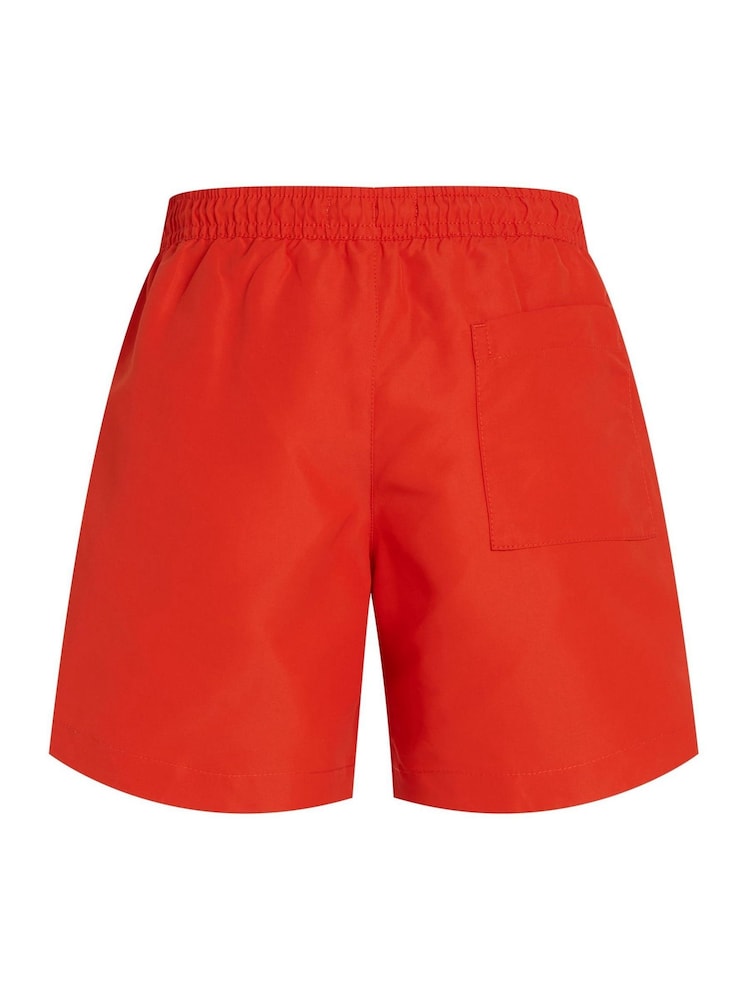 Calvin Klein Red Medium Intense Power Swim Shorts With Drawstring - Image 2 of 2