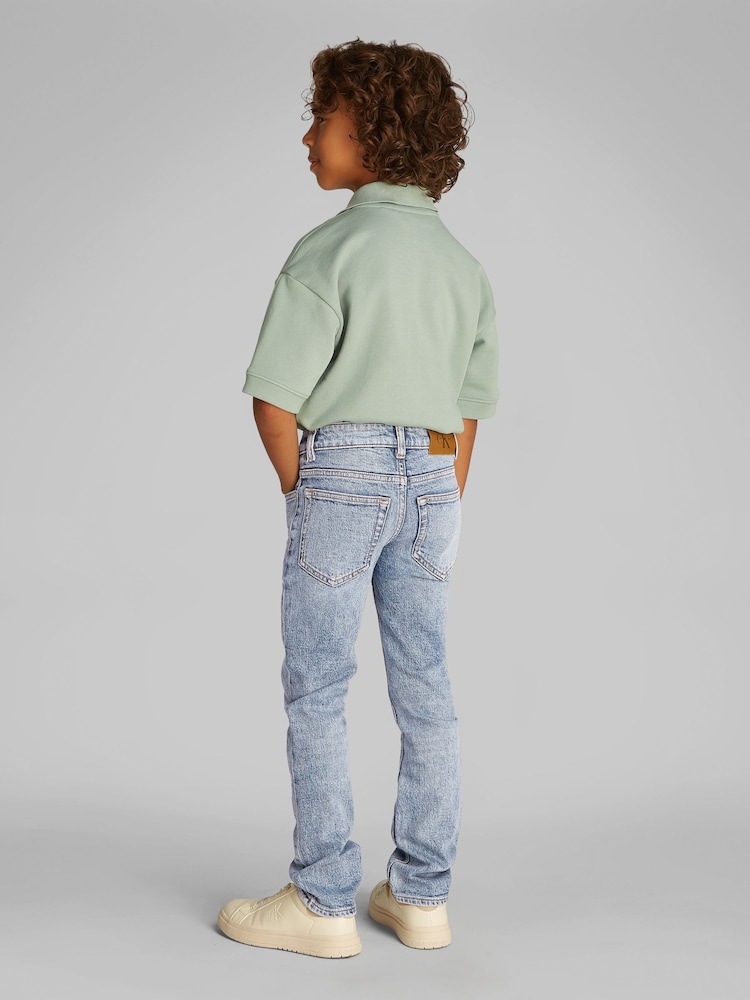 Calvin Klein Blue Slim Jeans - Image 2 of 5