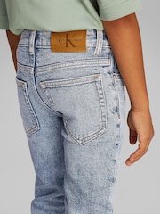 Calvin Klein Blue Slim Jeans - Image 3 of 5