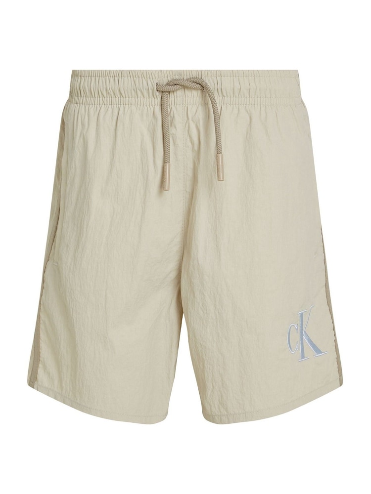 Calvin Klein Natural Regular Fit Short Sleeve Shorts - Image 1 of 2