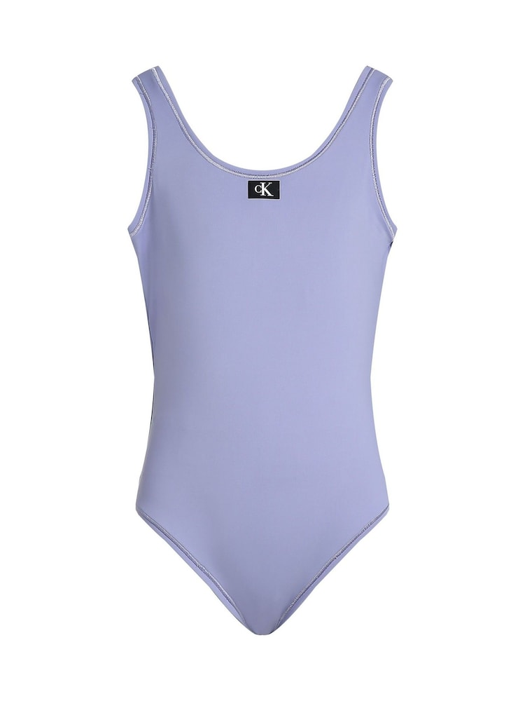 Calvin Klein Purple Swimsuit - Image 1 of 2