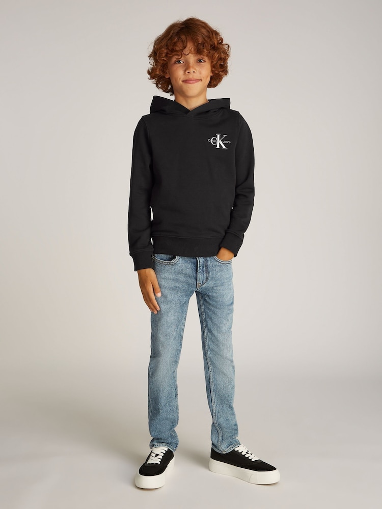 Calvin Klein 100% Cotton Terry Children Hoodie - Imagen 2 de 6
