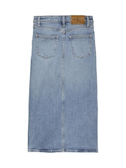 Calvin Klein Blue Maxi Denim Skirt - Image 5 of 5