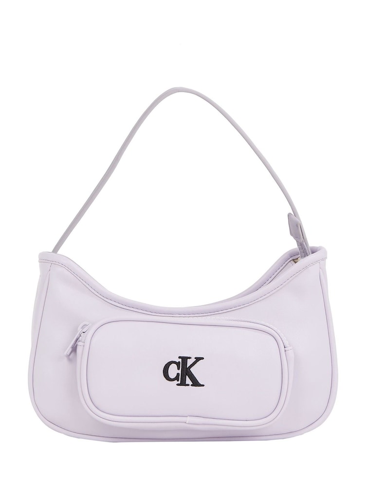 Calvin Klein Purple Shoulder Bag - Image 1 of 4