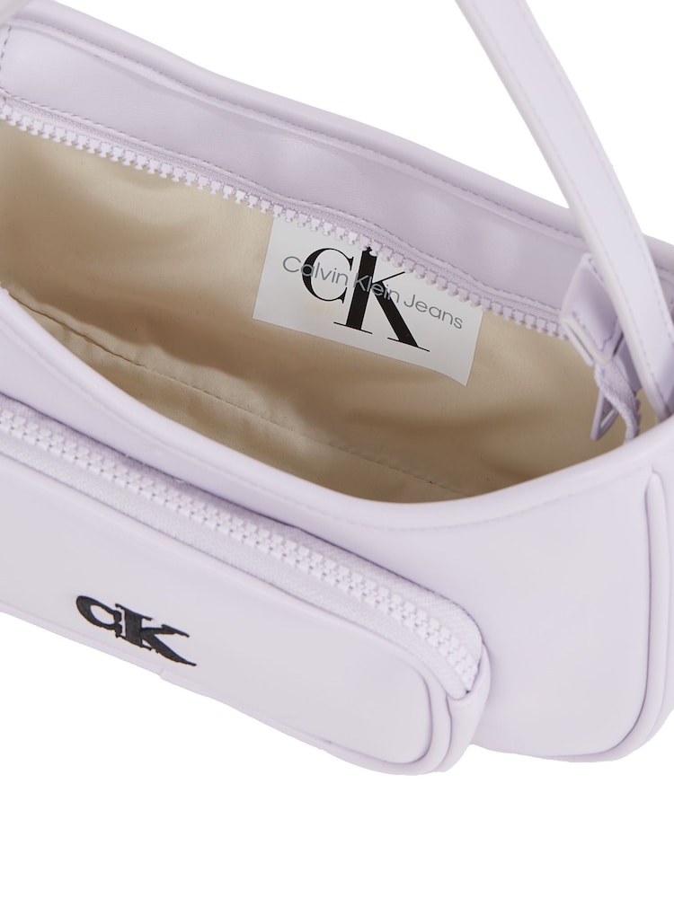 Calvin Klein Purple Shoulder Bag - Image 2 of 4