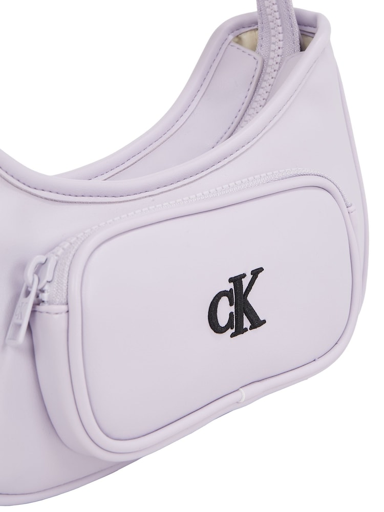 Calvin Klein Purple Shoulder Bag - Image 4 of 4