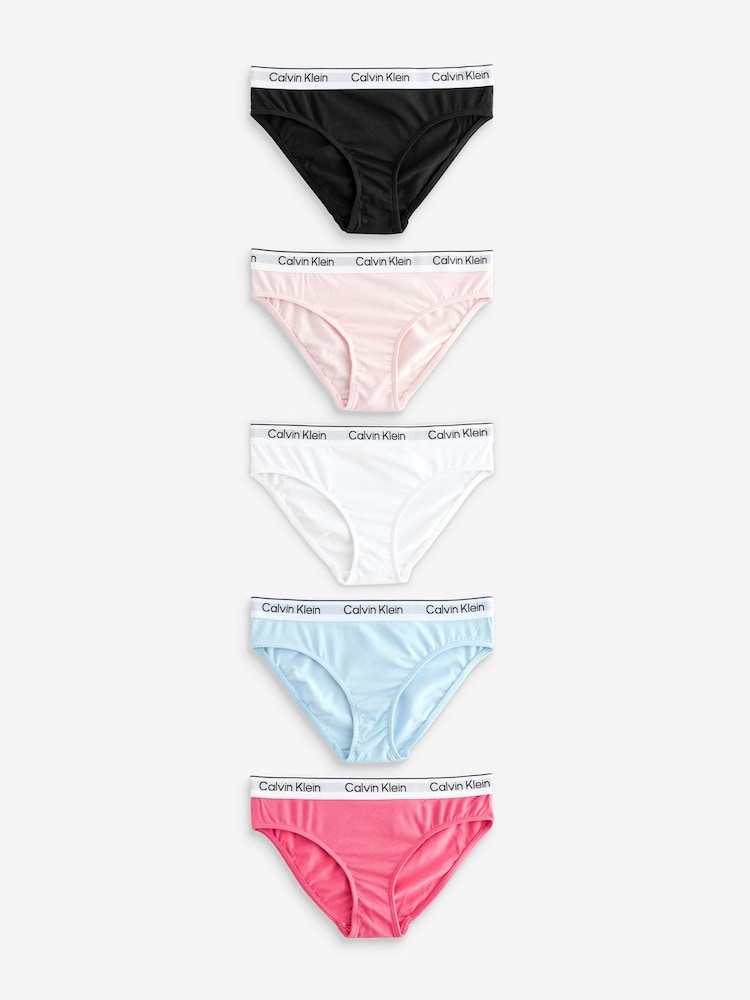 حزمة من 5 سراويل داخلية بكيني Modern Cotton من Calvin Klein - صورة 1 من 6 حزمة من 5 سراويل داخلية بكيني Modern Cotton من Calvin Klein - صورة 1 من 6