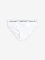 Calvin Klein Pink/Blue Modern Cotton Bikini Briefs 5 Pack - Image 6 of 6