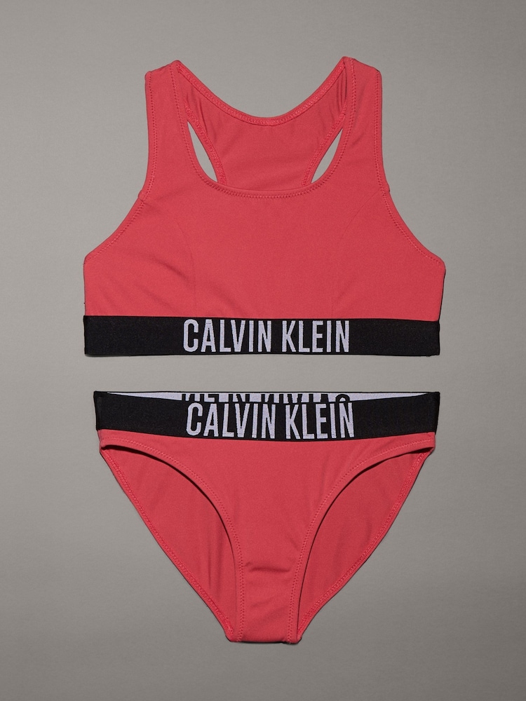 طقم بيكيني برّاق من Calvin Klein - صورة 1 من 2 طقم بيكيني برّاق من Calvin Klein - صورة 1 من 2