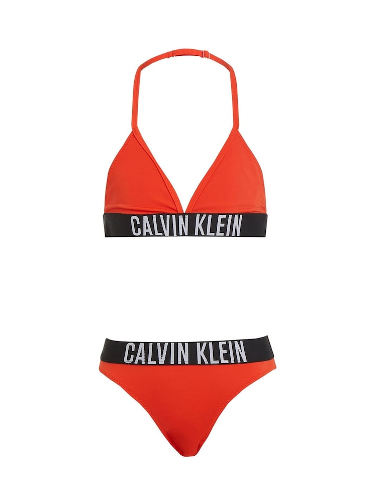 Calvin Klein Red Triangle Bikini Set - Image 1 of 2