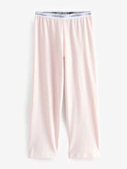 Calvin Klein Pink Modern Knit T-Shirt And Trousers Pyjamas Set - Image 3 of 3