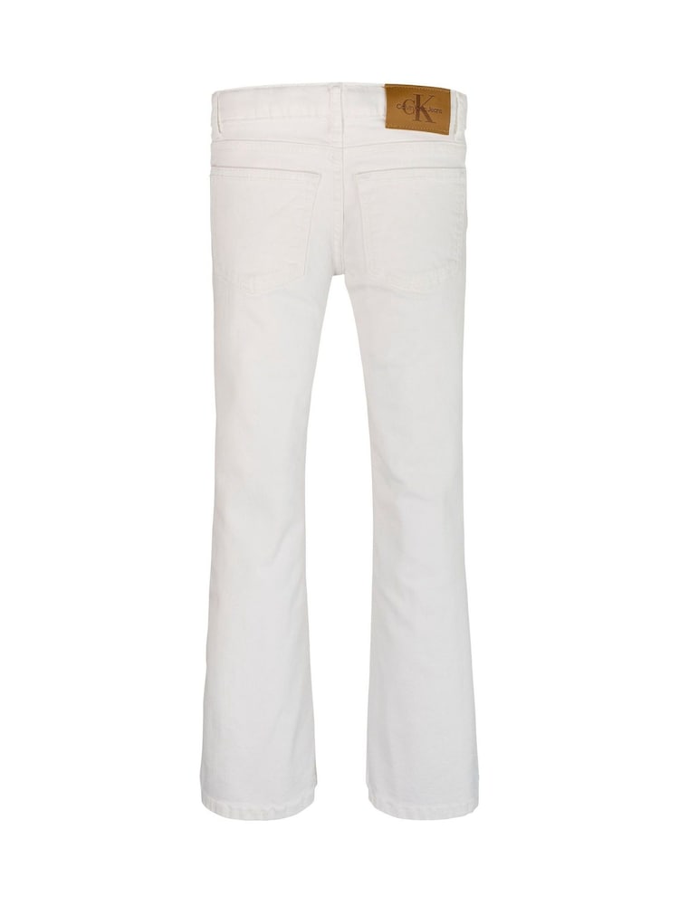 Calvin Klein White Flared Bootcut Jeans - Image 5 of 5