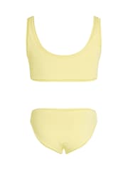 Calvin Klein Yellow Metallic Bikini Set - Image 2 of 2